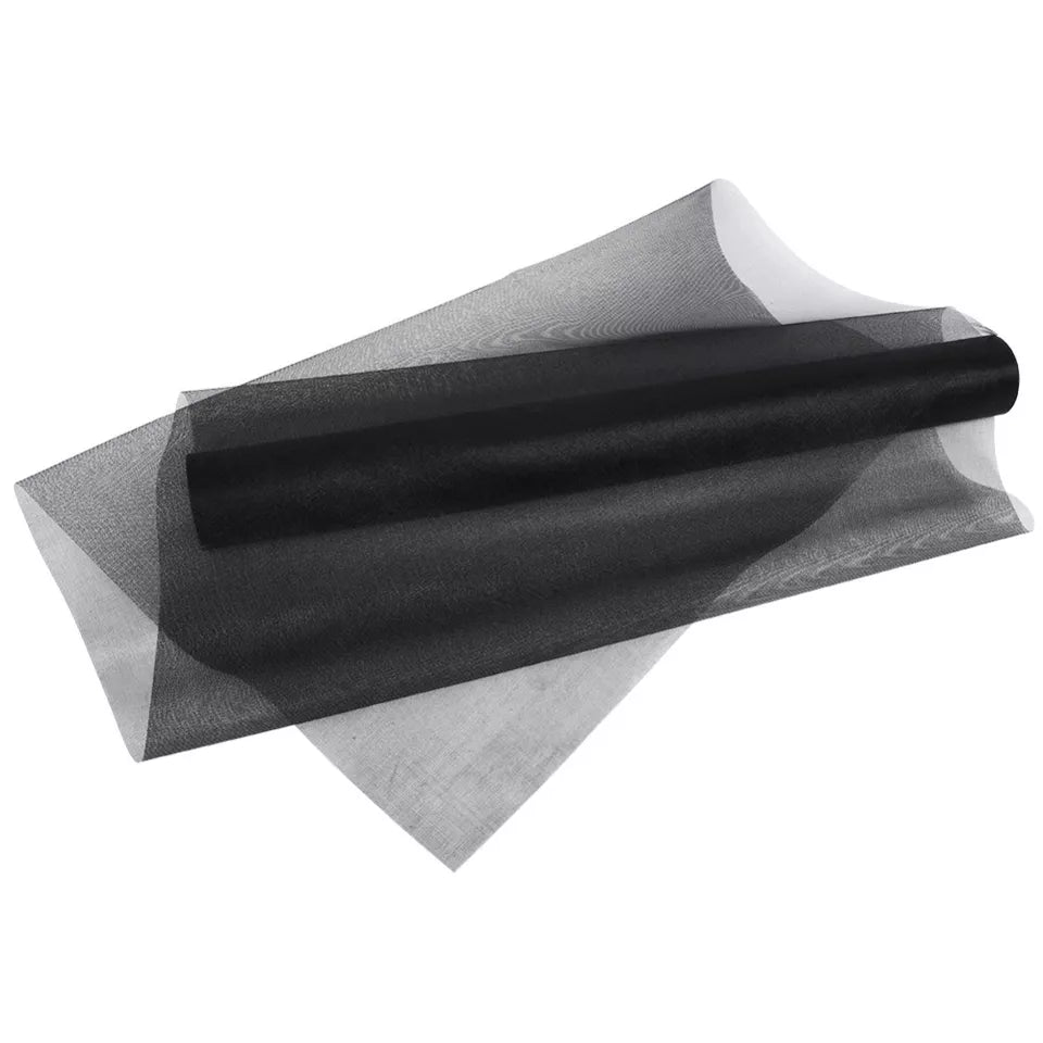 Insect Screen Mesh 100FT /30M | Fiberglass Insect Mesh Roll | Flywire Bug and Insect Screen | Net Mesh Black/ Grey