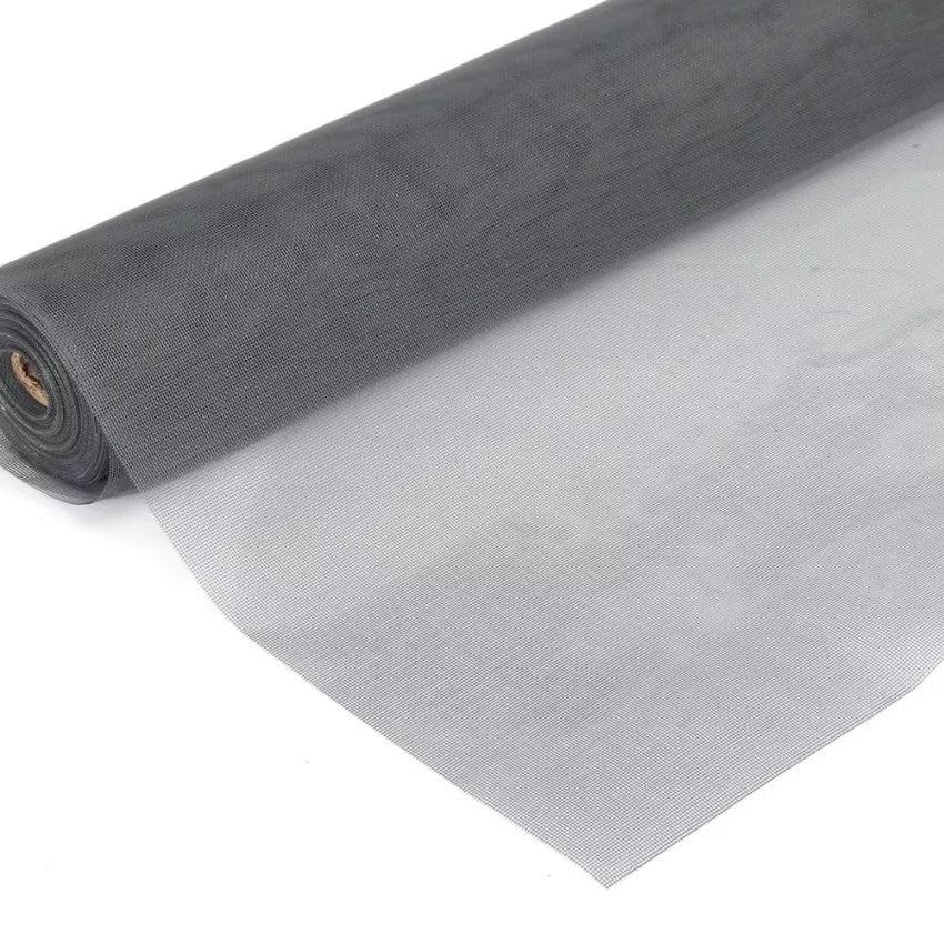 Insect Screen Mesh 100FT /30M | Fiberglass Insect Mesh Roll | Flywire Bug and Insect Screen | Net Mesh Black/ Grey