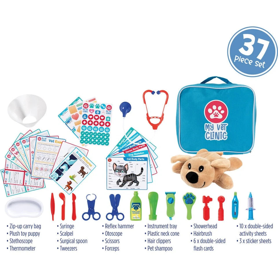 My First Vet Set | Kids Pretend Play Toy Blue | Learning Can Be Fun