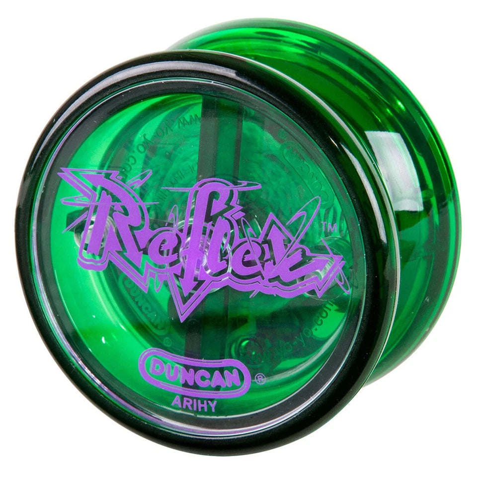 2x Duncan Yo Yo Beginner Reflex Auto Return Kids Classic Round Toy 6y+ Assorted