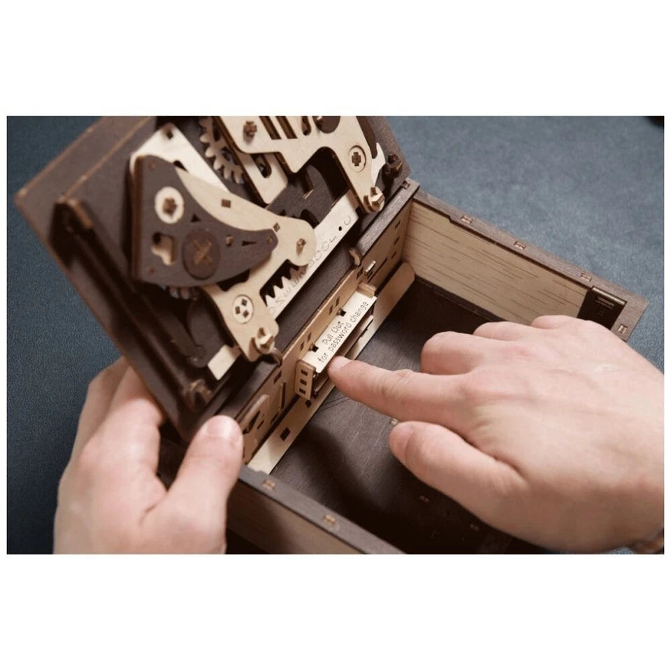 UGears Book of Secrets Mechanical 3D Wooden Puzzle Locking Box 263pc 14y+