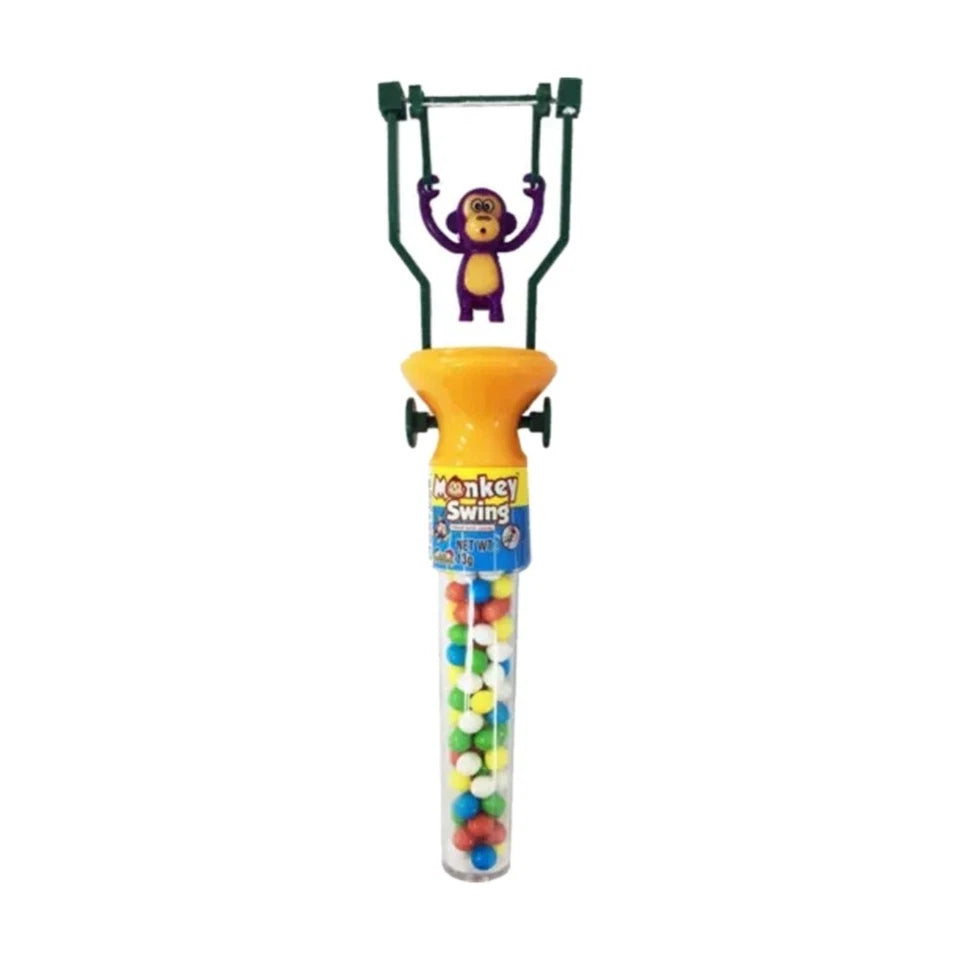 12PK Kidsmania Monkey Swing Sweets/Candy Tube Kids Toy 13g Assorted