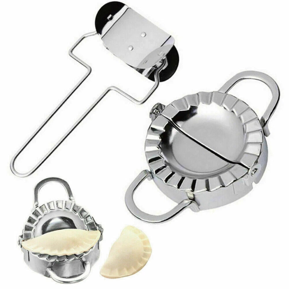 Dumpling Maker Stainless Steel | Dough Press Pie Ravioli Making Mold Mould - Dumpling Press Ring Cutter