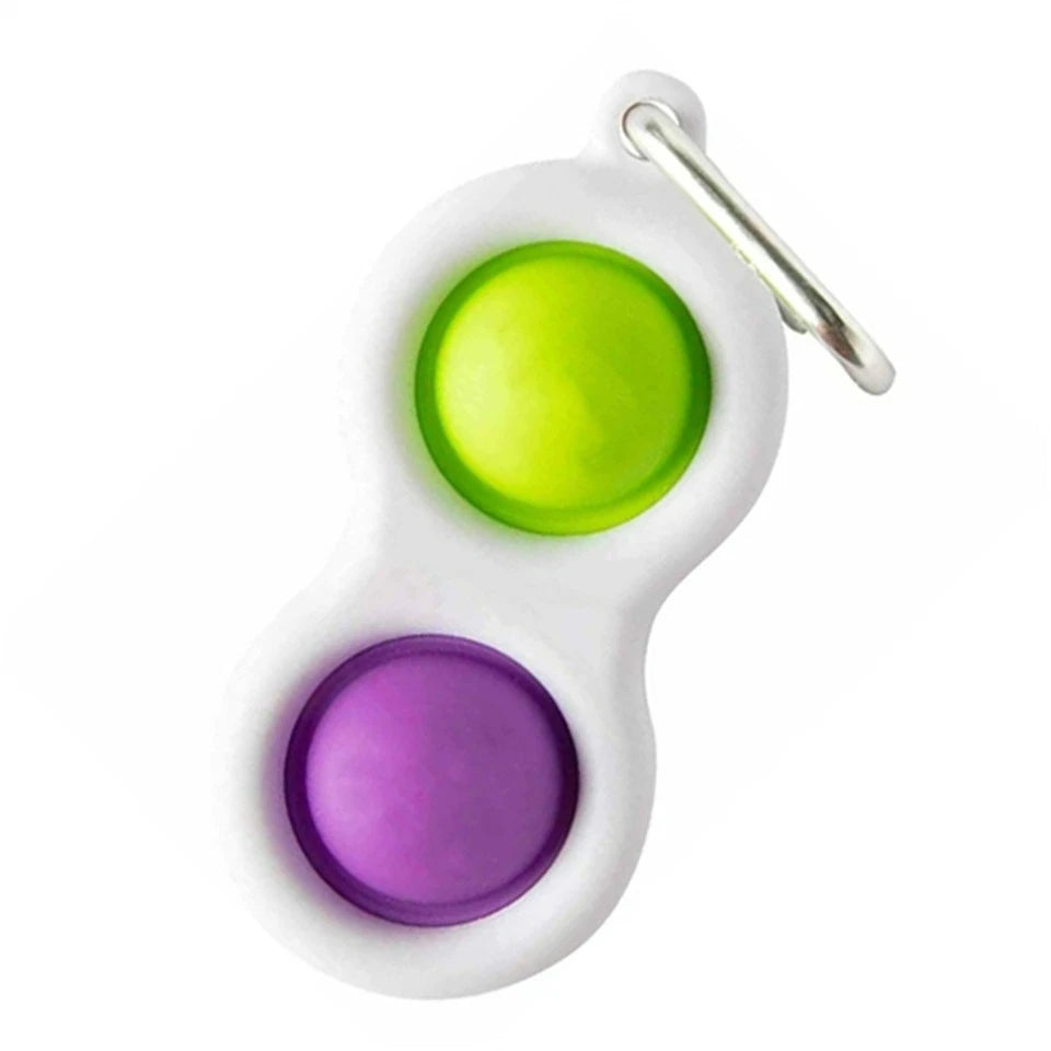 Simple Dimple Pop Bubble | 5pcs Fidget Toy Stress Relief Key Chain