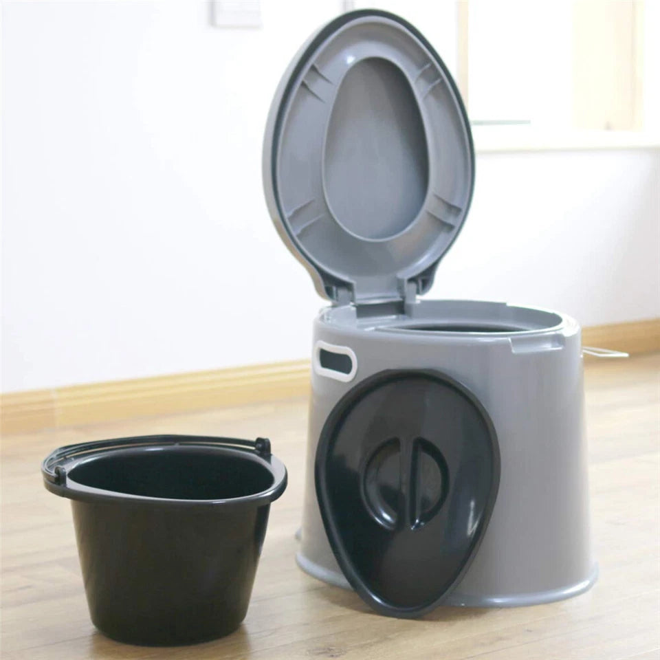 Outdoor Portable Toilet | 6L Capacity Camping Potty | Caravan Travel Camp Boating Tent Hiking | Durable  polyethylene