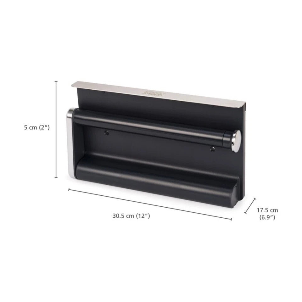 Joseph RollGrip Easy Tear Under Shelf Paper Towel Roll Holder Steel