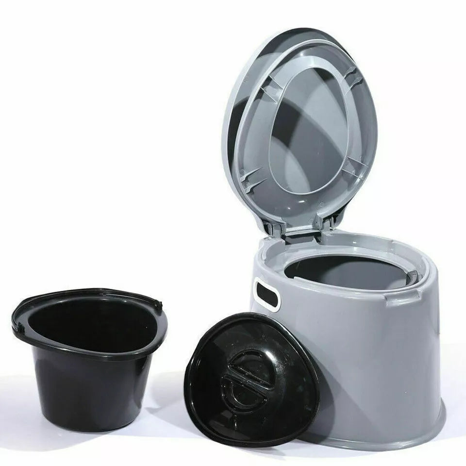 Outdoor Portable Toilet | 6L Capacity Camping Potty | Caravan Travel Camp Boating Tent Hiking | Durable  polyethylene