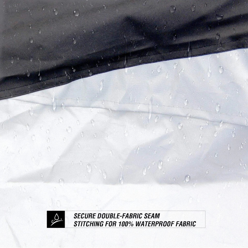 Motorcycle Cover Waterproof | Size L | Wind Shelter Heavy Duty | Dust Storage Protective AU