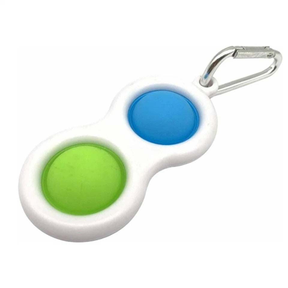 Simple Dimple Pop Bubble | 5pcs Fidget Toy Stress Relief Key Chain