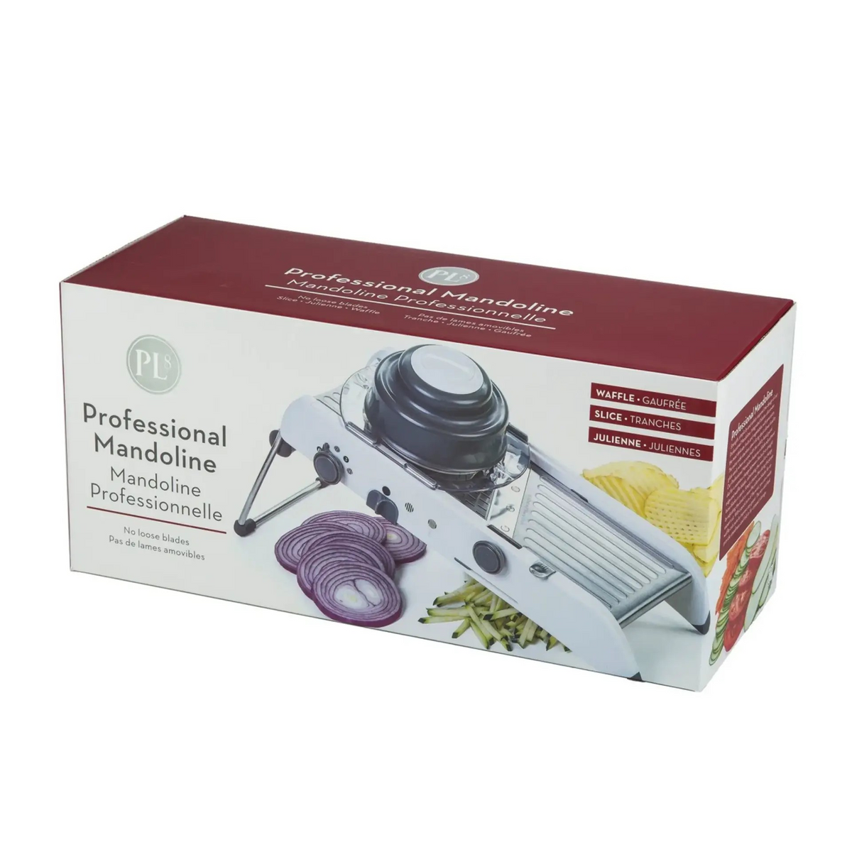 Professional Kitchen Food Slicer Mandoline | Adjustable Julienne Mandolin | Stainless Steel Chopper/Slicer Waffle Cuts | Professional
