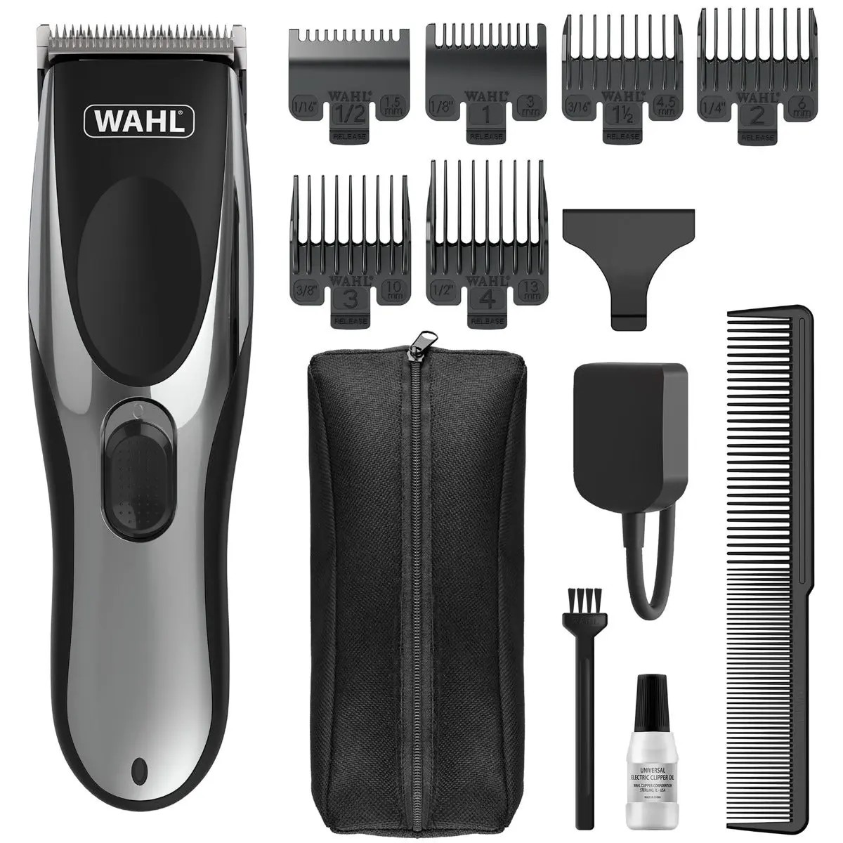 Wahl Easy Clip Cordless Clipper | Rechargeable Hair Trimmer Shaver | 60 Minutes Run Time | 35% Stronger Guide Combs