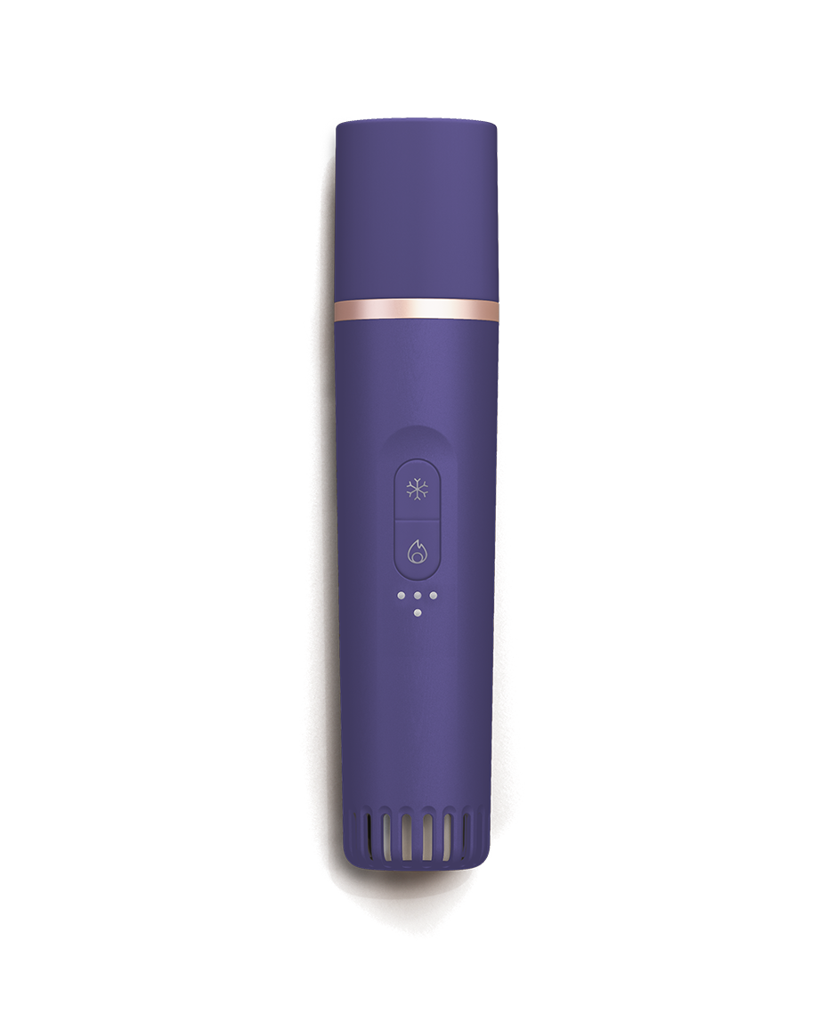 Therabody | TheraFace Depuffing Wand | Cold and Heat Facial Treatment | Easy glide applicator | Rejuvenation Wand