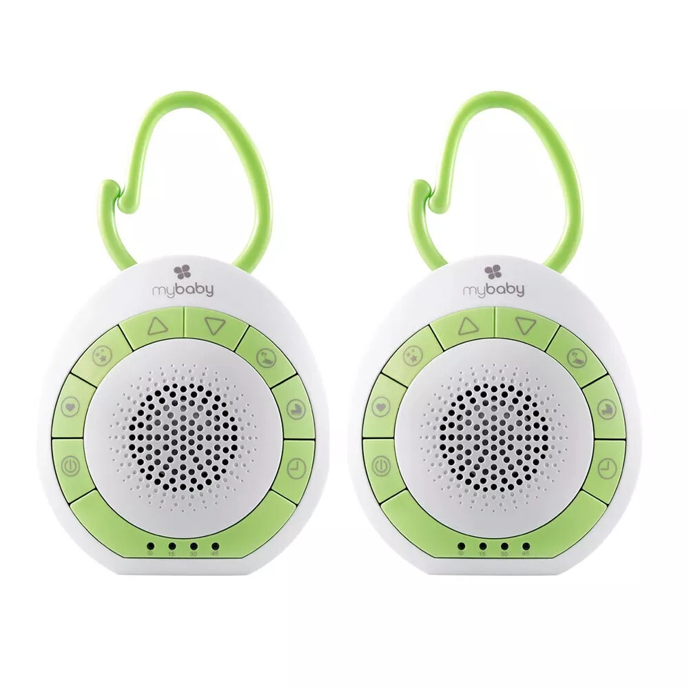 Homedics MyBaby SoundSpa | Music On The Go Speaker for Stroller | White Noise | 2Pk | Easy Attach