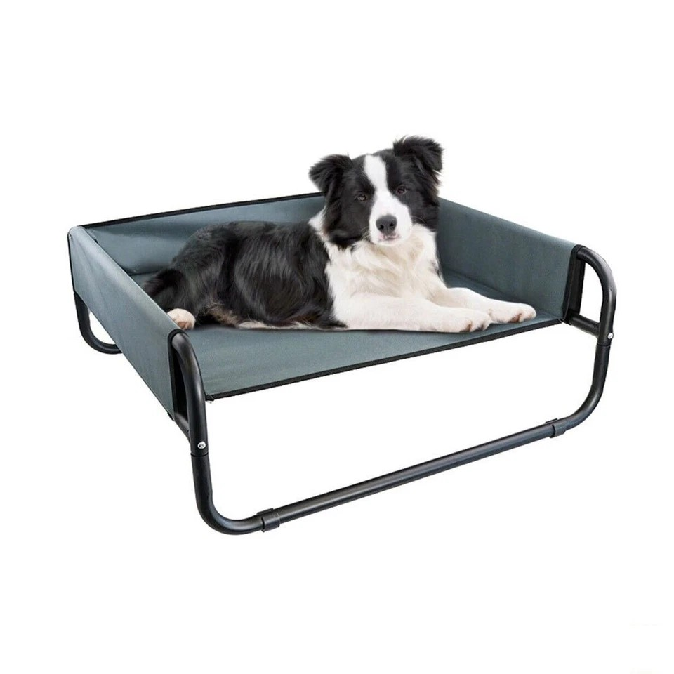Paws & Claws | 85cm Heavy Duty Elevated | High Walled Dogs/Pets Durable Bed Large