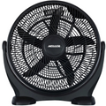 Heller 50cm Floor/Desk Fan | High Velocity Air Cooler Fan | Cooling/Circulator | Black