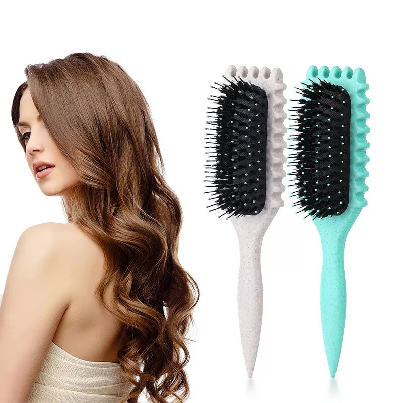 Women Curl Brush | Define Styling Defining Hair Brush | Stylizing Tool Curl Bounce Brush | Suitable for all hair types | Hair Detangler
