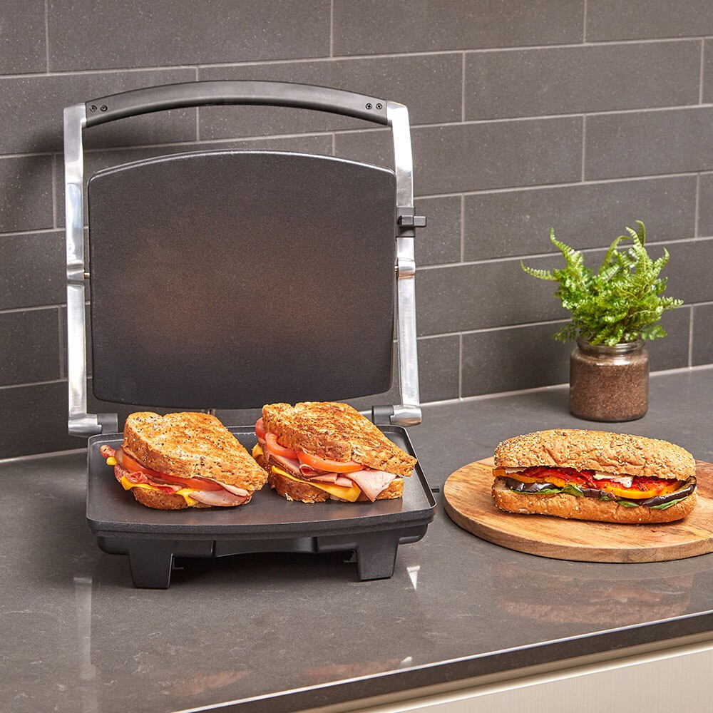 Westinghouse Four Slice Electric Grill/Toaster 2000W | Panini/Sandwich Press Maker | Sandwich Press