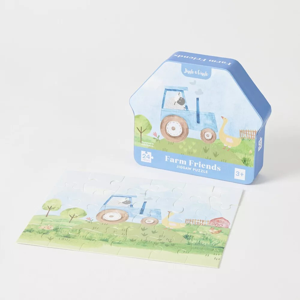 Jiggle & Giggle Farm Friends Jigsaw Puzzle | 24pC Play Kids | Educational Toy