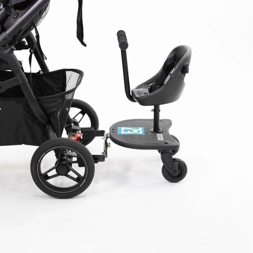 Vee Bee EZ Rider | Stand/Sit Toddler Tandem Seat Board Connector for Stroller/Pram